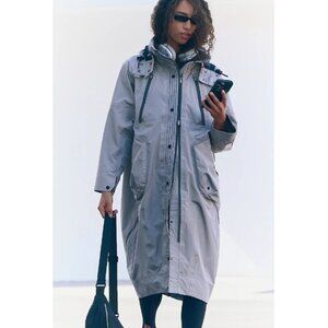 NEW Free People Rain And Shine Trench, Goal Post L